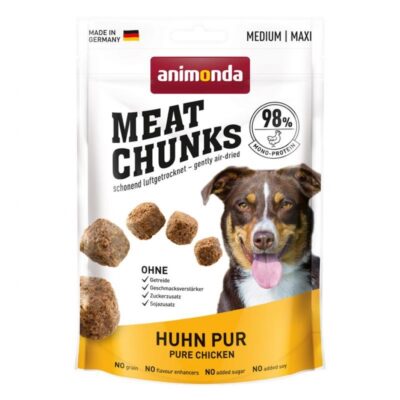 Animonda Snack Meat Chunks Huhn pur Leckerlis 80g