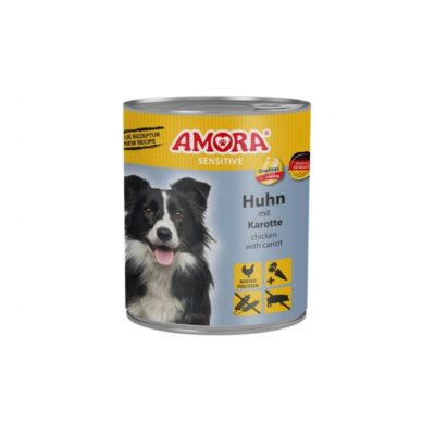 AMORA Dog Sensitive Huhn & Karotte - 800 g