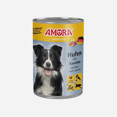 AMORA Dog Sensitive Huhn & Karotte - 400 g