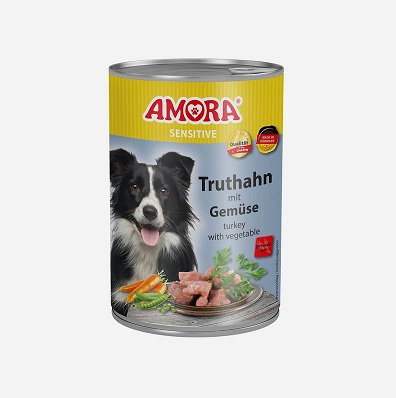AMORA Dog Sensitive Truthahn & Gemüse - 400 g
