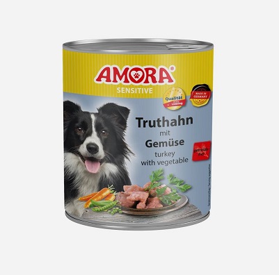 AMORA Dog Sensitive Truthahn & Gemüse - 800 g